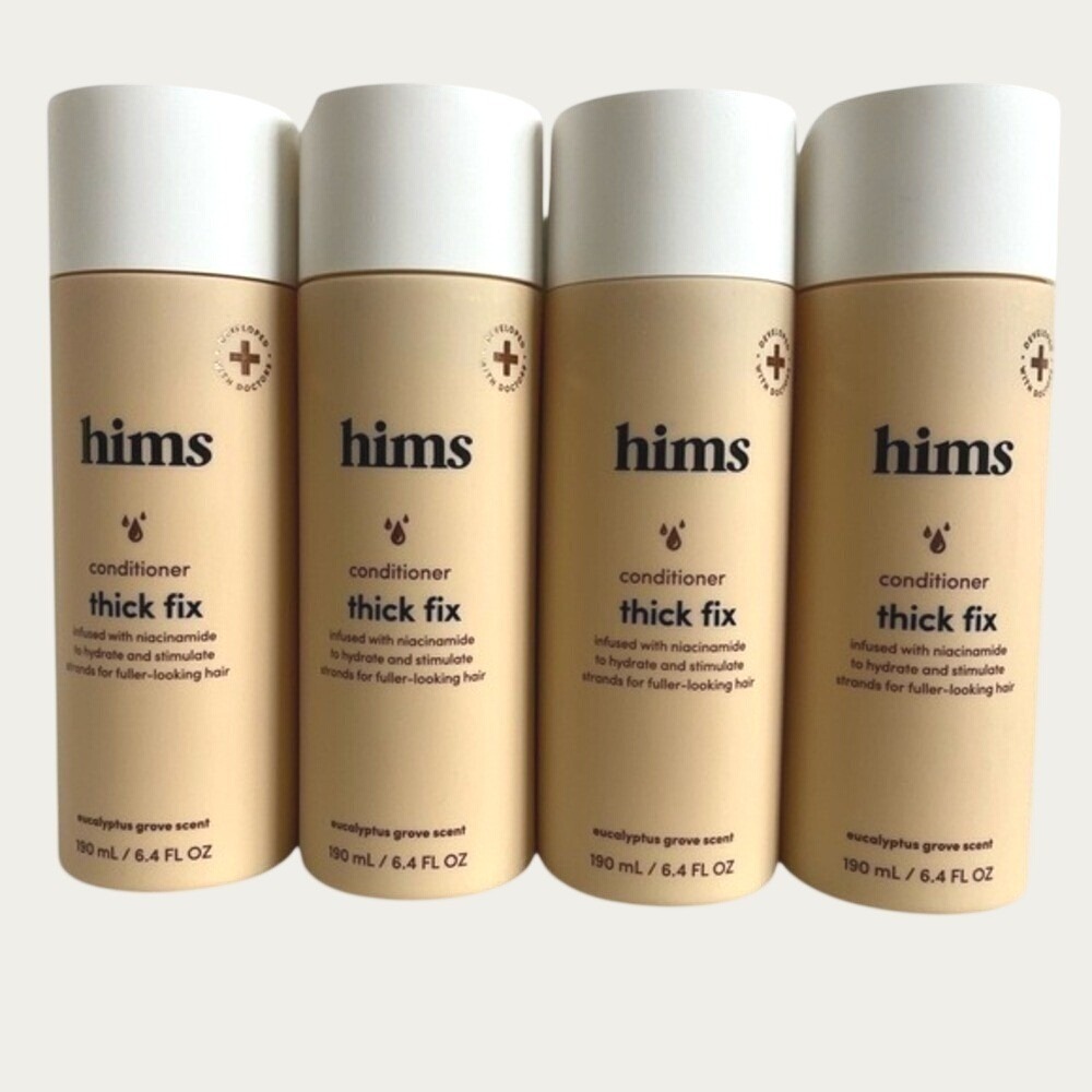 Hims Thick Fix Conditioner Eucalyptus Grove Scent Lot Of 4 Bottles Sealed